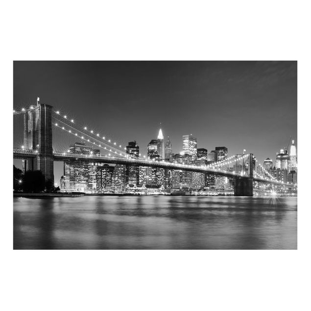 Tavlor New York Nighttime Manhattan Bridge II