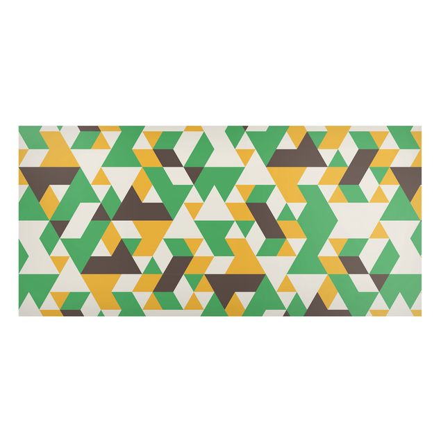 Tavlor mönster No.RY34 Green Triangles