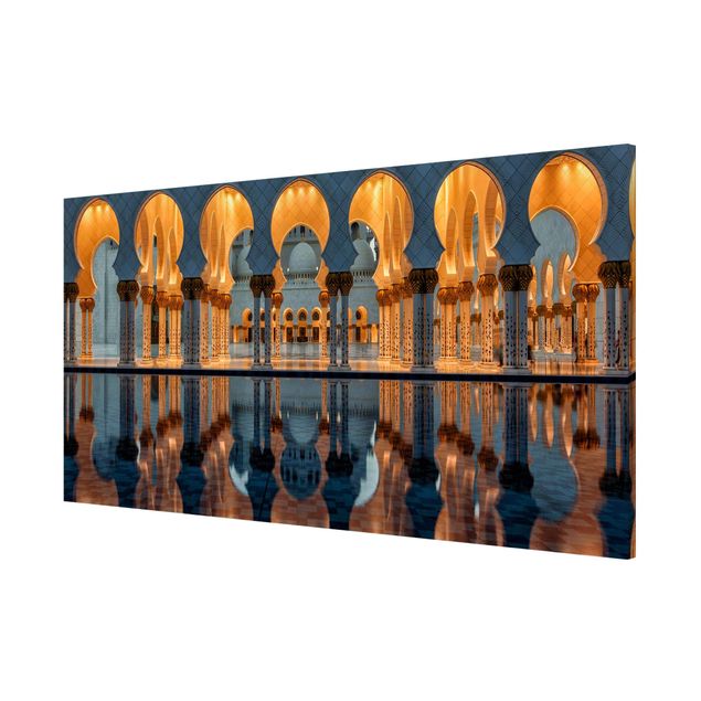 Tavlor arkitektur och skyline Reflections In The Mosque
