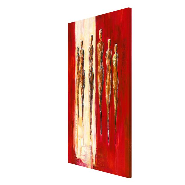 Tavlor abstrakt Petra Schüßler - Six Figures In Red