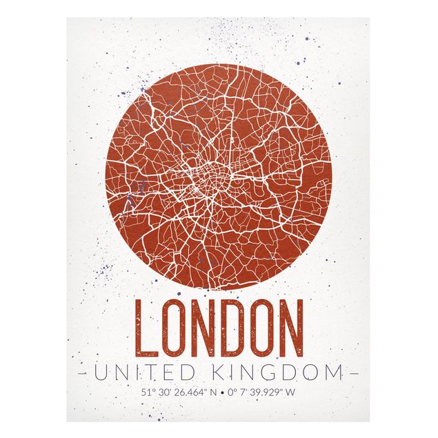 Tavlor London City Map London - Retro