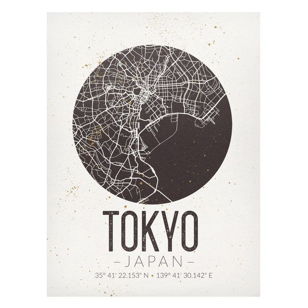 Tavlor Tokyo Tokyo City Map - Retro