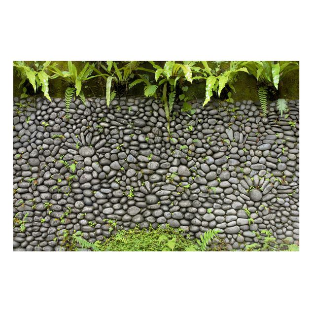 Tavlor 3D Stone Wall With Plants