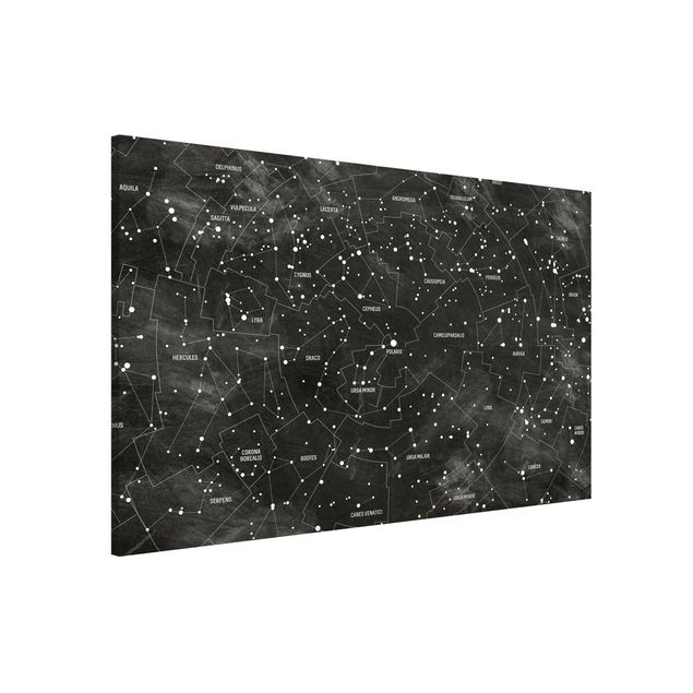 Inredning av barnrum Map Of Constellations Blackboard Look
