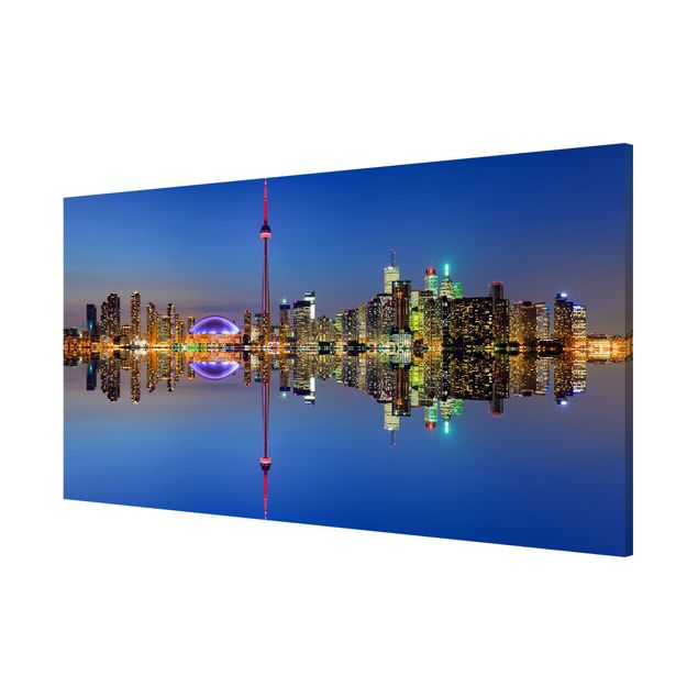 Tavlor modernt Toronto City Skyline Before Lake Ontario