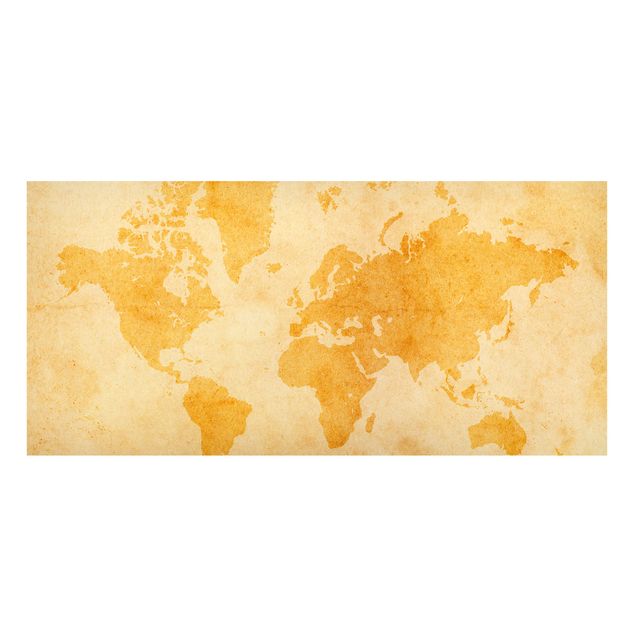 Magnettavla världskartor Vintage World Map