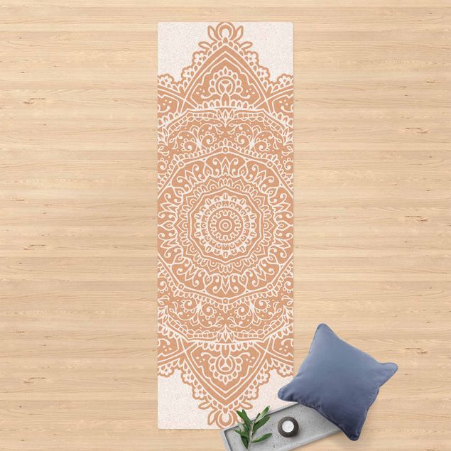 modern matta vardagsrum Mandala Indian Ornament