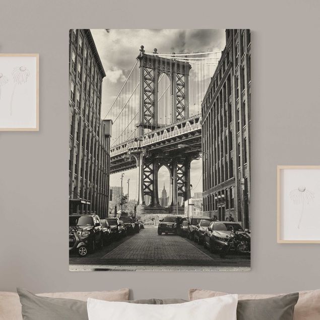 Tavlor New York Manhattan Bridge in America