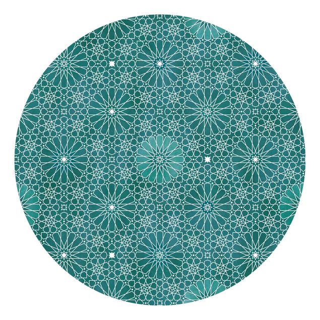 Tapeter modernt Moroccan Flower Pattern