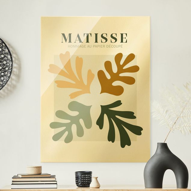 Tavlor abstrakt Matisse Interpretation - Leaves