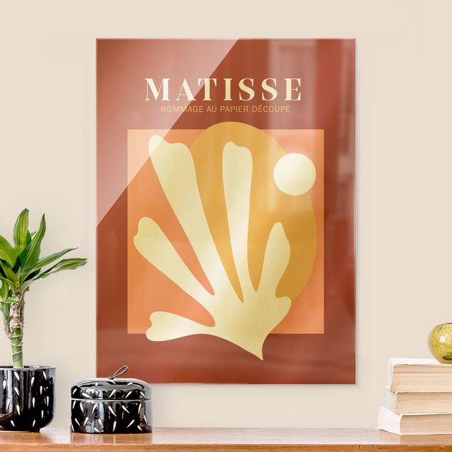 Tavlor abstrakt Matisse Interpretation - Combination Red
