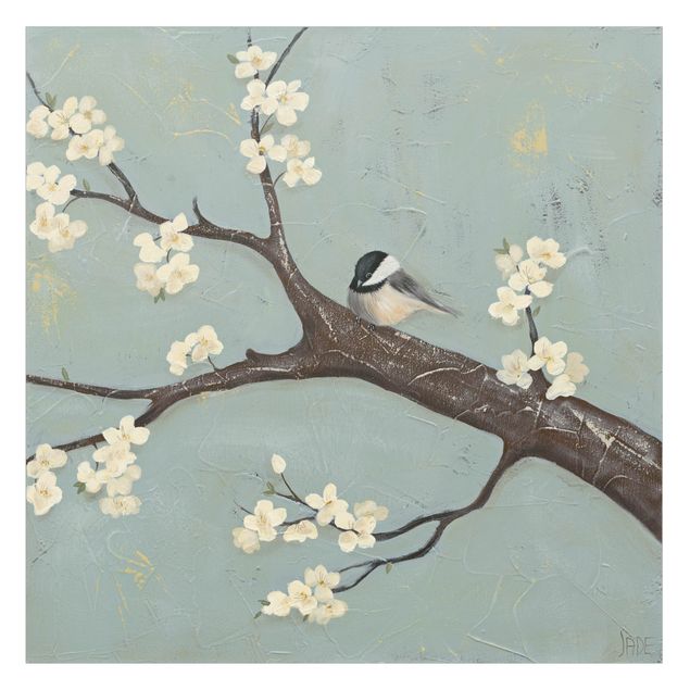 Fönsterfilm - Bird On Cherry Tree