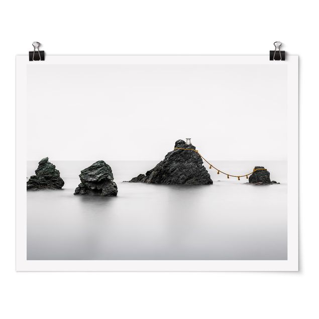 Posters arkitektur och skyline Meoto Iwa -  The Married Couple Rocks