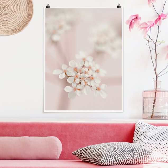 Kök dekoration Mini Flowers In Pink Light