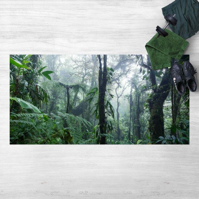 Mattor med skog Monteverde Cloud Forest