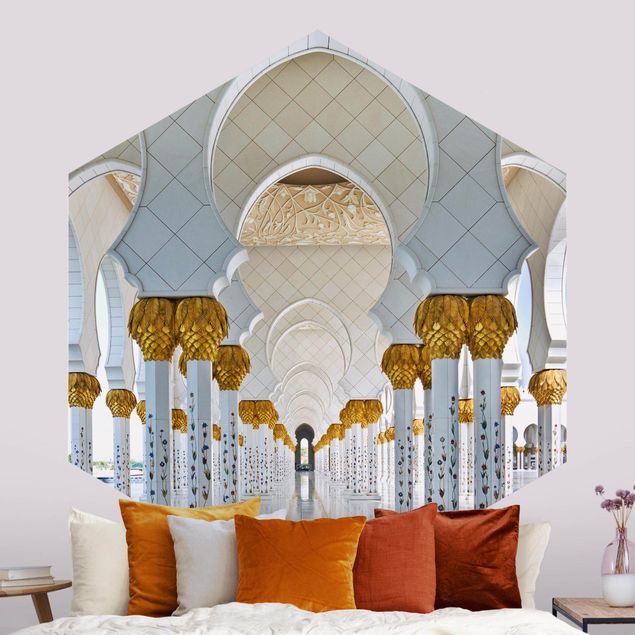 Kök dekoration Mosque In Abu Dhabi