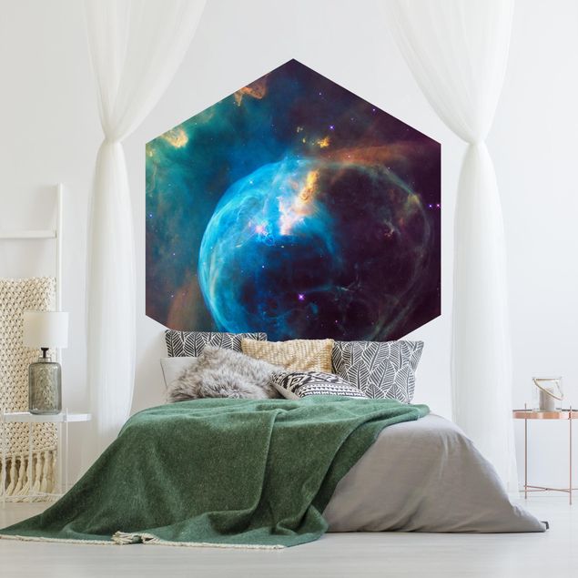 Hexagonala tapeter NASA Picture Bubble Nebula