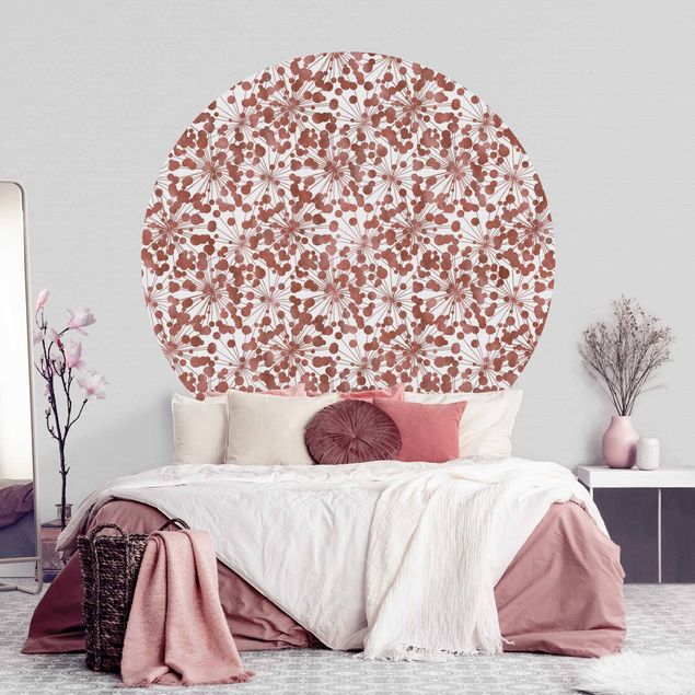 Kök dekoration Natural Pattern Dandelion With Dots Copper