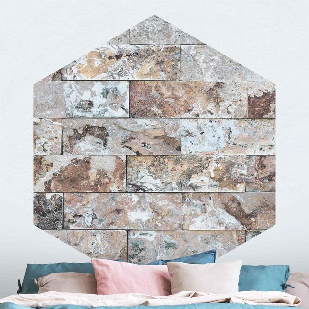 Kök dekoration Natural Marble Stone Wall