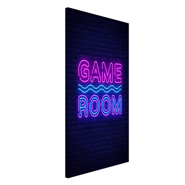 Magnettavla ordspråk Neon Text Game Room
