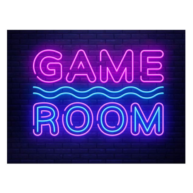 Tavlor ordspråk Neon Text Game Room