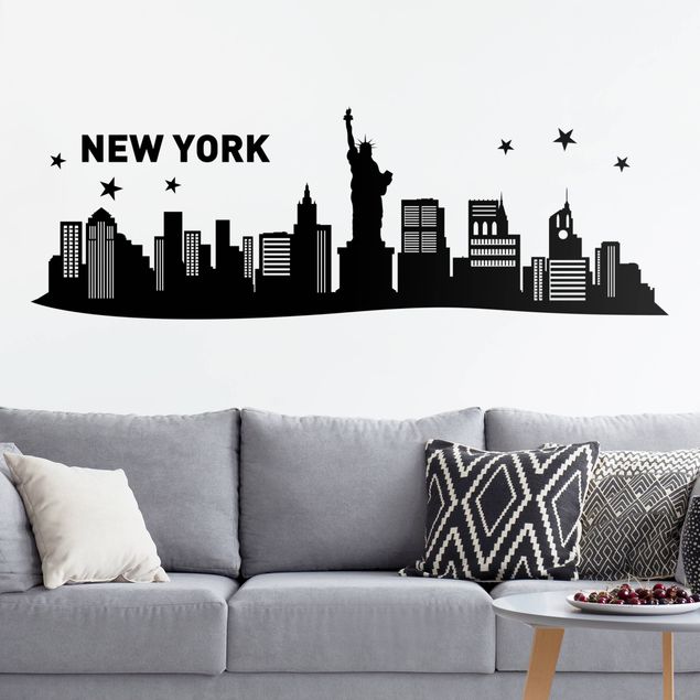 Autocolantes de parede New York New York City Skyline