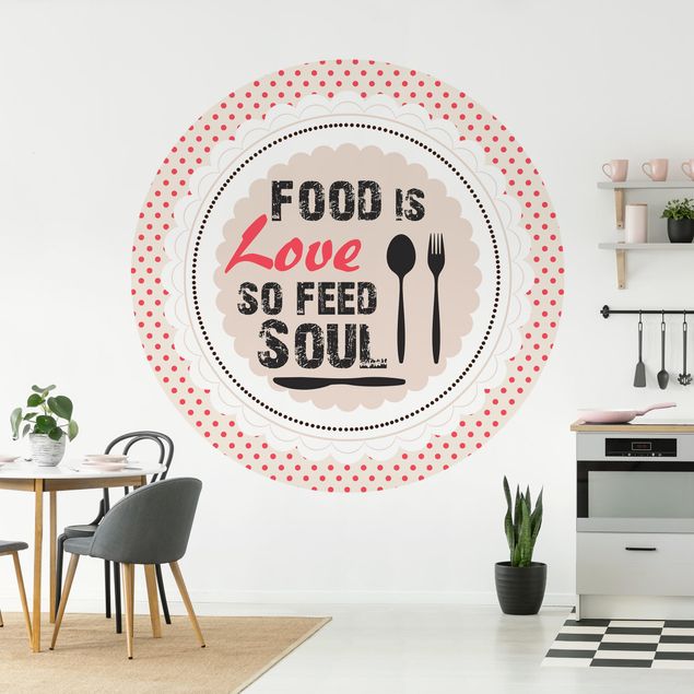 Kök dekoration No.KA27 Food Is Love