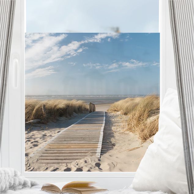Fönsterfilm - Baltic Sea Beach