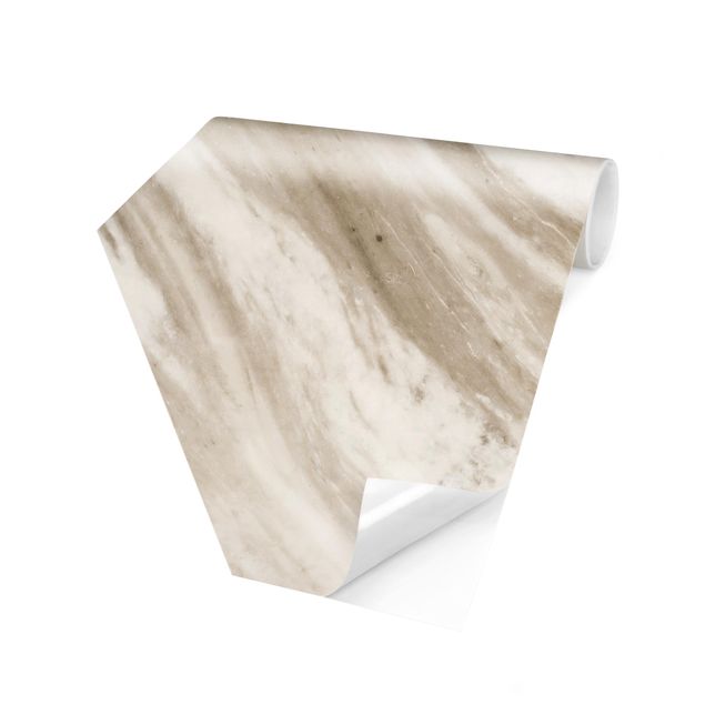 Tapeter industriell Palissandro Marble Beige