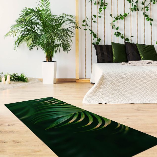 mattor grön Palm Fronds