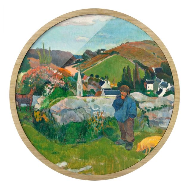 Tavlor bergen Paul Gauguin - The Swineherd