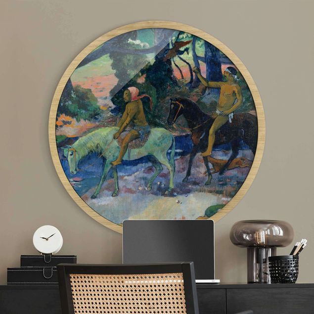 Tavlor med ram konstutskrifter Paul Gauguin - Flight