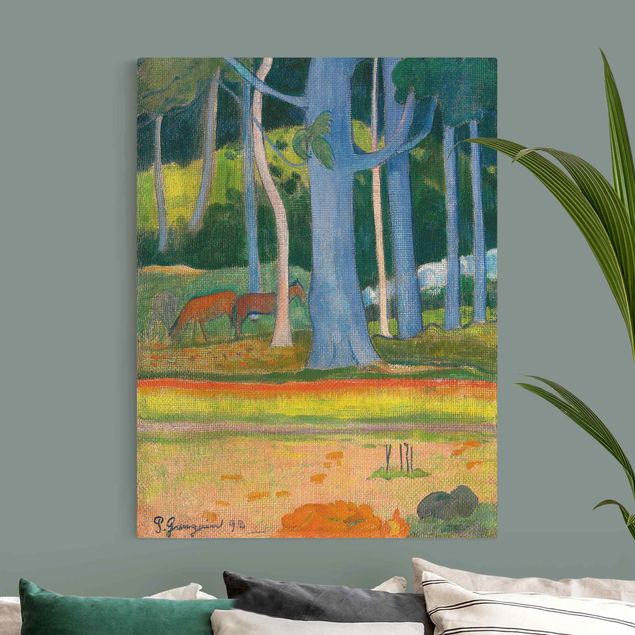Konststilar Impressionism Paul Gauguin - Wooded Landscape