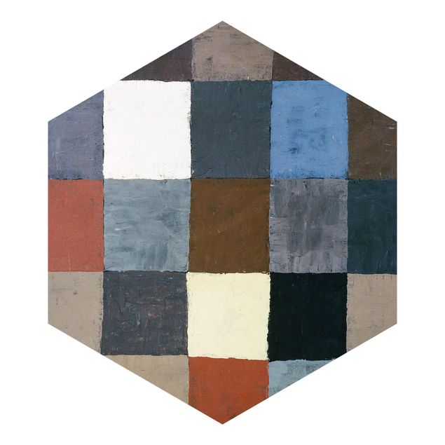 Hexagonala tapeter Paul Klee - Colour Chart