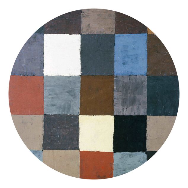Mönstertapet Paul Klee - Color Chart (on Gray)