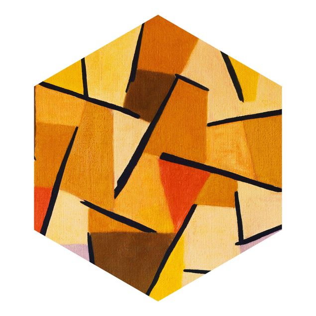 Hexagonala tapeter Paul Klee - Harmonized Fight