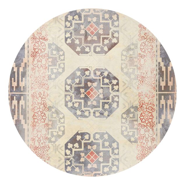 Tapeter modernt Persian Vintage Pattern In Indigo IV
