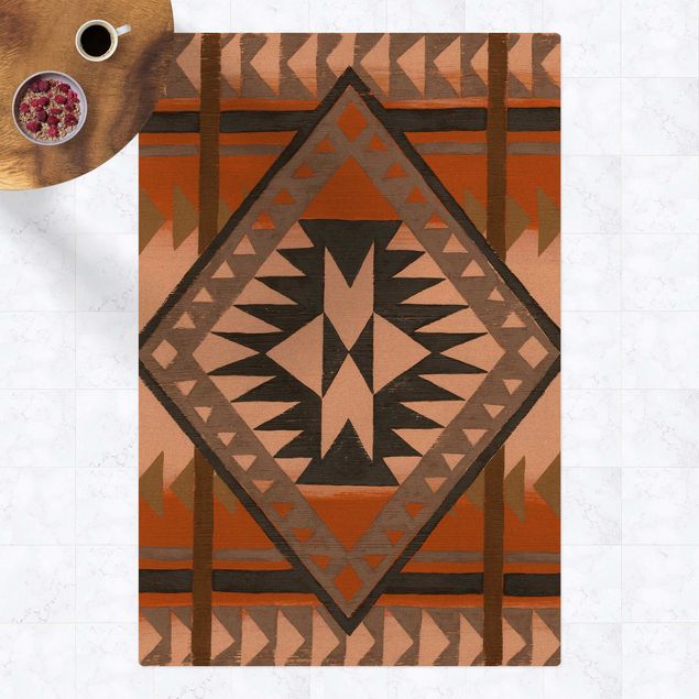 modern matta Peruvian Ethno Pattern