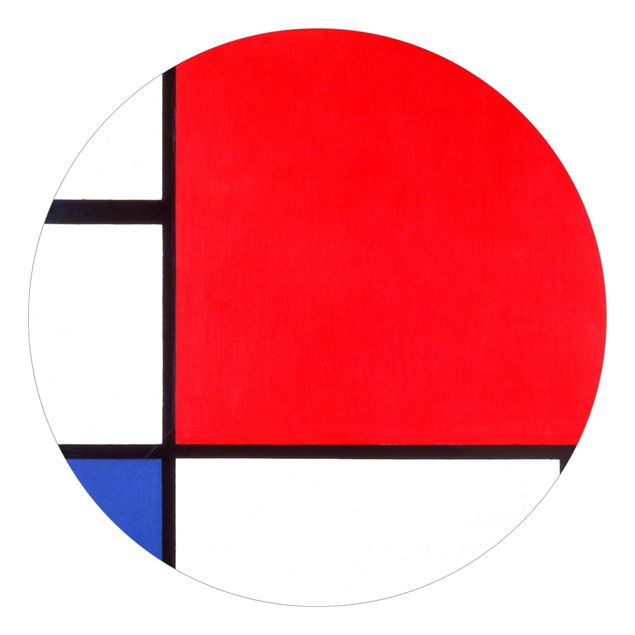 Konststilar Piet Mondrian - Composition With Red Blue Yellow