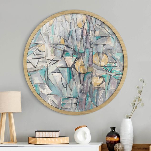 Tavlor med ram konstutskrifter Piet Mondrian - Composition X