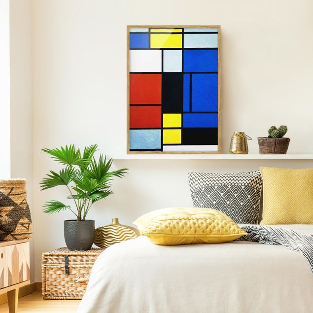 Tavlor med ram konstutskrifter Piet Mondrian - Tableau No. 1