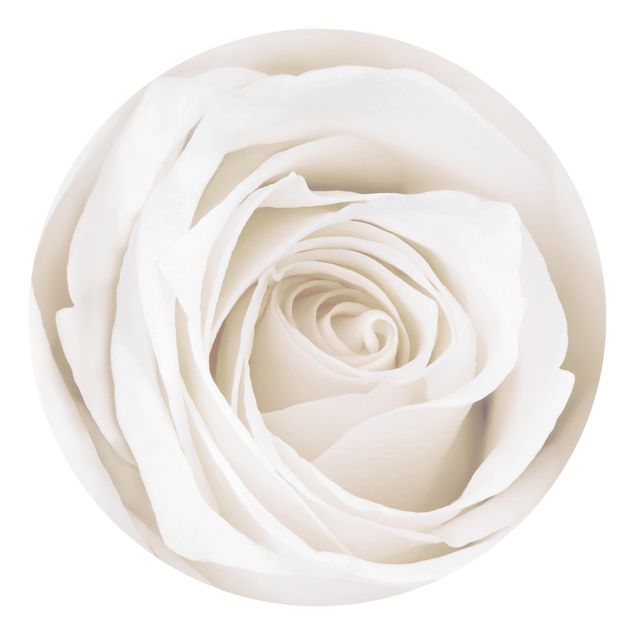 Tapeter lantlig Pretty White Rose