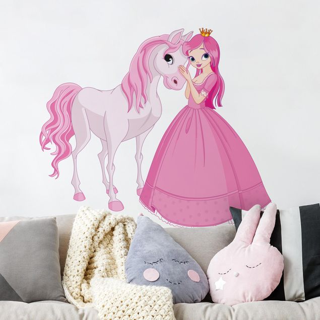 Wallstickers hästar Princess And Her Horse