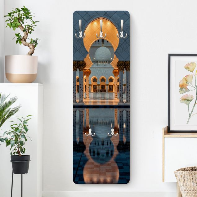 Klädhängare vägg arkitektur och skyline Reflections In The Mosque
