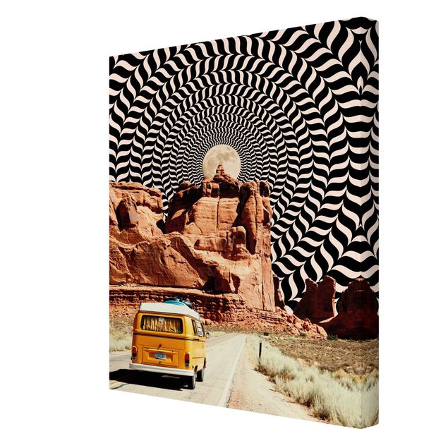 Canvastavlor Retro Collage - The Best Road Trip II