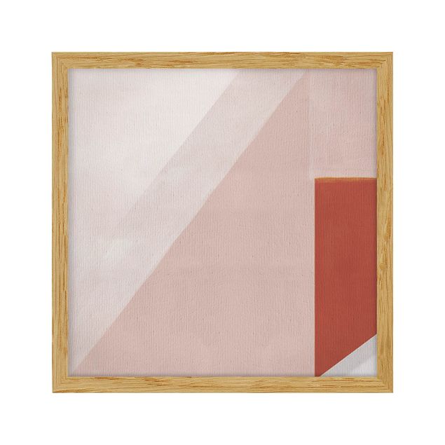 Tavlor modernt Pink Geometry