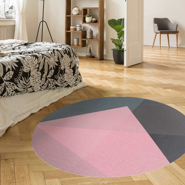 abstrakt matta Pink Transparency Geometry