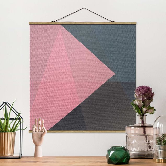 Kök dekoration Pink Transparency Geometry