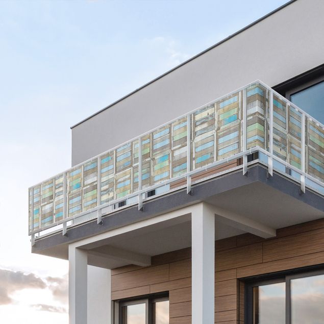 Insynsskydd för balkong väderbeständigt Rustic Timber