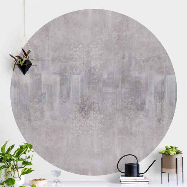 Tapeter industriell Rustic Concrete Pattern Grey